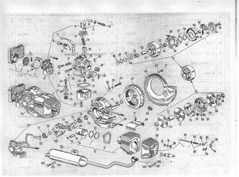 Schema di un motore Piaggio Ciao
