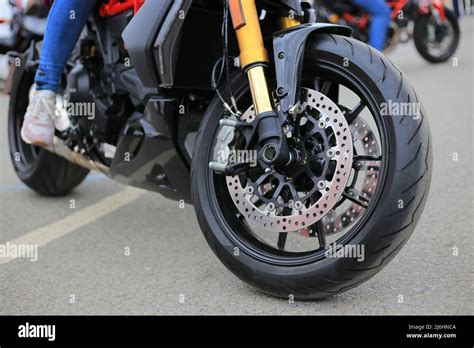 Dettaglio di una moto moderna