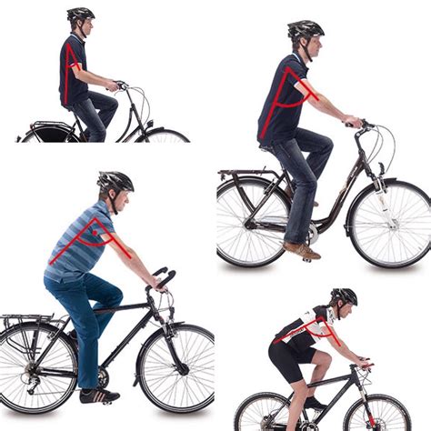 Ciclista in posizione eretta su una sella da città