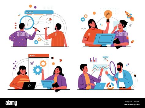 Illustrazione di un gruppo di persone che firmano documenti per creare un'associazione