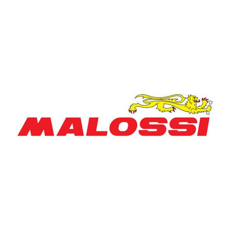 Logo Malossi con sfondo di componenti racing