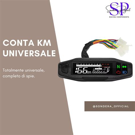 Tachimetro universale per moto custom