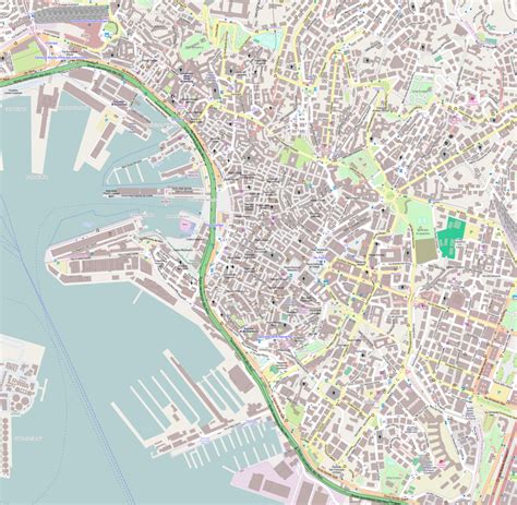 Mappa di Genova con evidenziata la sede di un concessionario moto