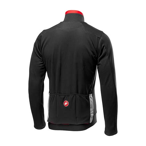 ciclista con giacca invernale Castelli