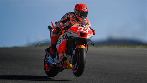 Marc Marquez in azione su una MotoGP