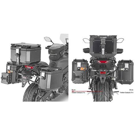 portavaligie laterali Givi PL One-Fit schematico