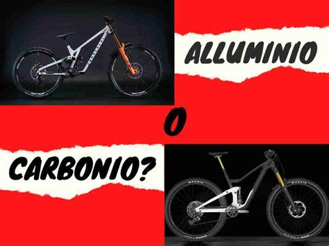 grafico confronto telaio alluminio vs carbonio