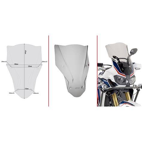 cupolino fumé per Africa Twin D1144S