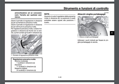 Regolazione precarico sospensione posteriore