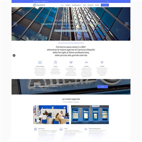 interfaccia utente di un sito web di assicurazioni con un preventivo calcolato