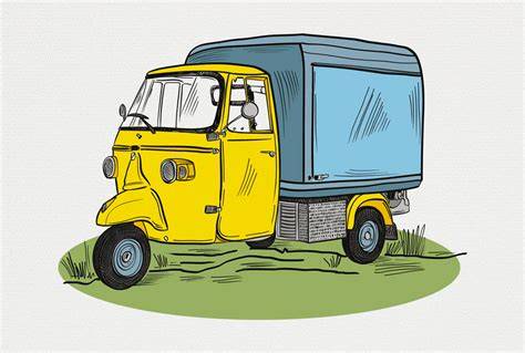 icona vettoriale colorata Piaggio