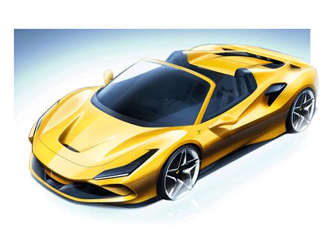 Ferrari F8 Spider silhouette atlantico design