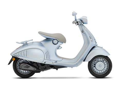 Schema tecnico della Vespa 946 con motore e sospensioni evidenziate