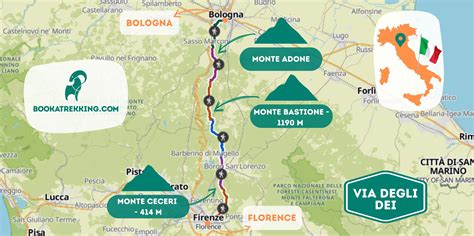 Mappa del percorso notturno di una Bike Night