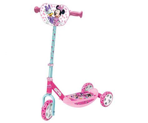 Monopattino tre ruote Smoby Minnie infografica struttura in metallo