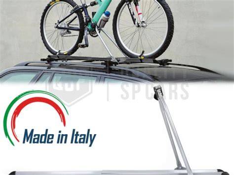 Portabici da tetto su barre trasportatore
