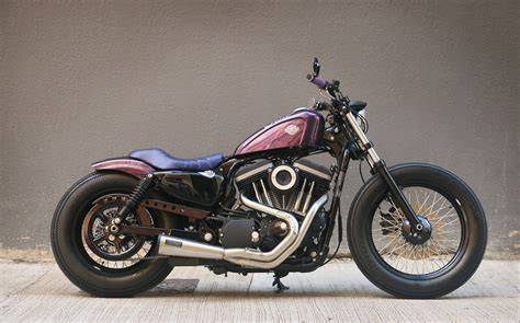 Trasformazione catena su Sportster 2004