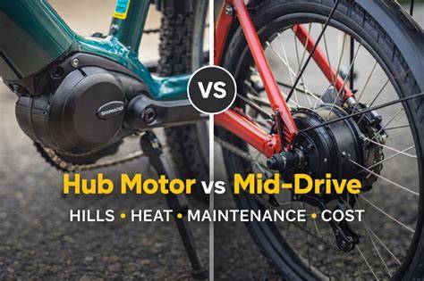 schema posizione motore mid-drive vs hub