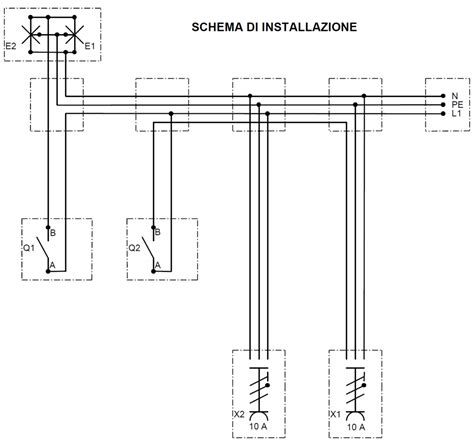 Schema di installazione di un portabiciclette posteriore con luci e targa supplementare