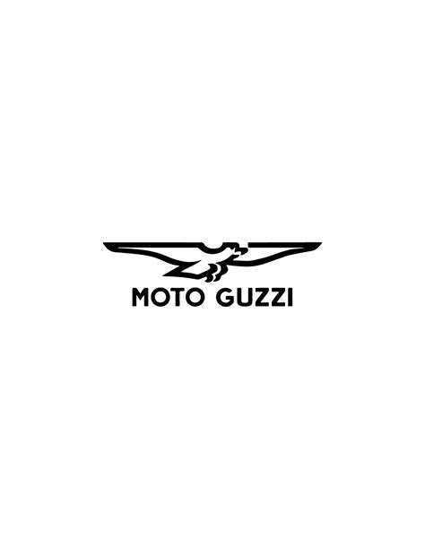 Dettaglio di un adesivo Moto Guzzi di alta qualità