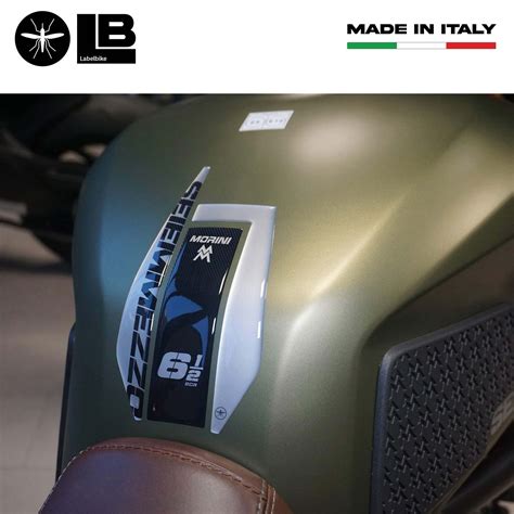 Adesivo resinato 3D per serbatoio Moto Guzzi