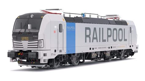 Locomotiva Siemens Vectron in livrea Railpool