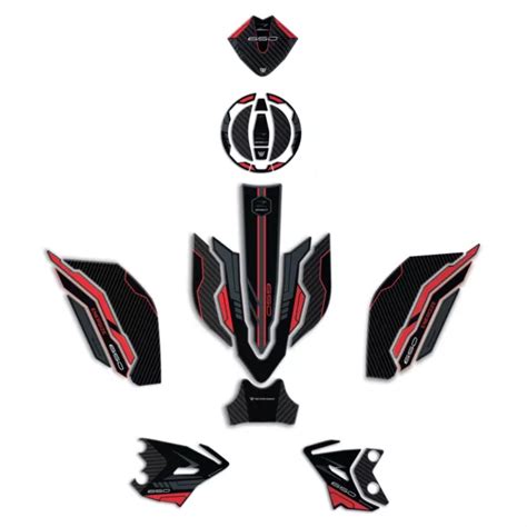 Kit adesivi resinati 3D per moto Yamaha