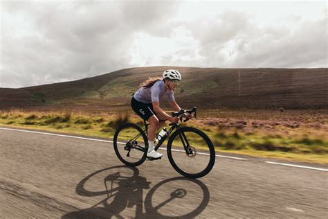 Cyclist enjoying a long ride on an endurance bike