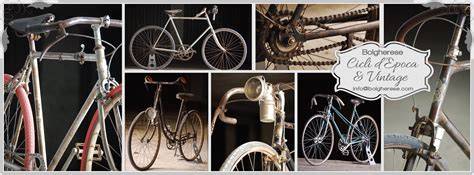 panoramica componenti bici d'epoca