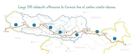 Mappa schematica della Pista Ciclabile della Drava