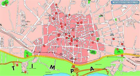 mappa itinerari e-bike acireale