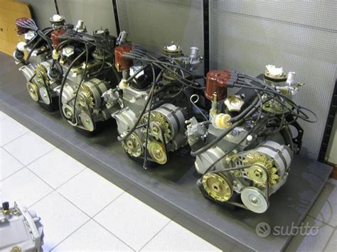 Dettaglio del motore Fiat 127