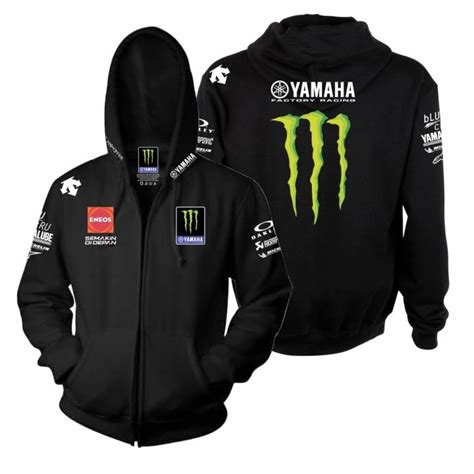 Diverse felpe Yamaha da donna in esposizione