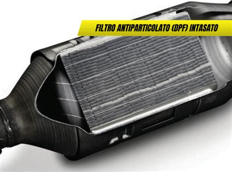 DPF filtro antiparticolato auto intasato