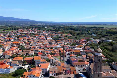 tracciato sabbia Riola Sardo vista panoramica