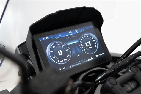 Strumentazione digitale TFT di una motocicletta