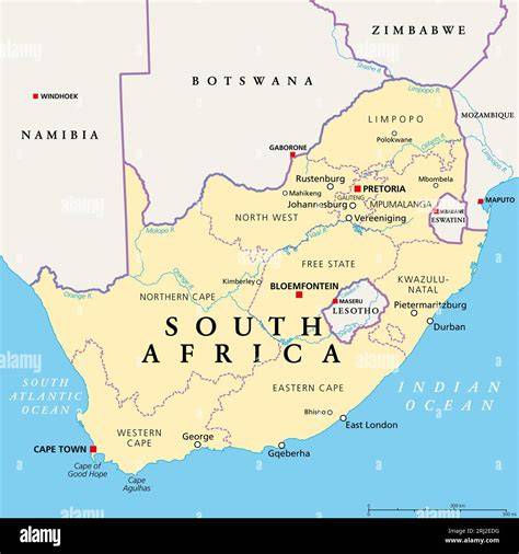 mappa percorso Welkom Sudafrica