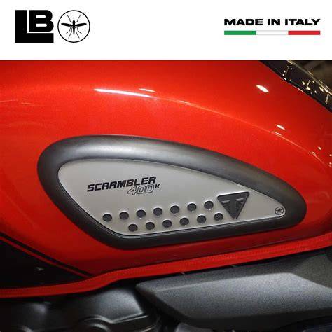 Promemoria grafico: profilo protezione serbatoio Triumph Scrambler