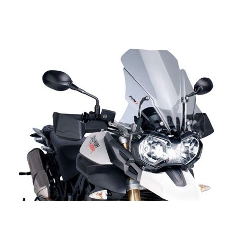 Cupolino Puig fume chiaro regolabile (triumph tiger 800) visual