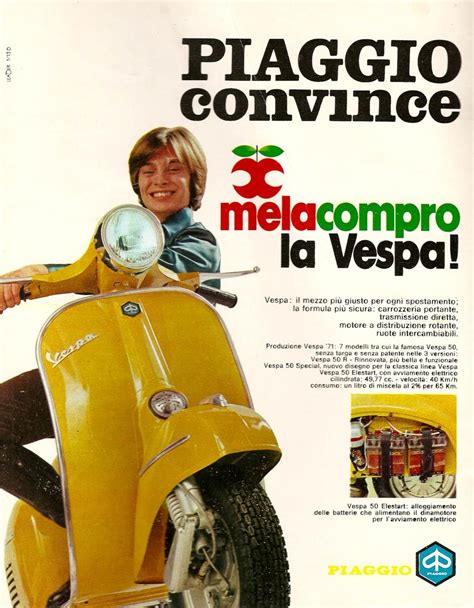 Pubblicità vintage dell'Ape Piaggio con lo slogan 
