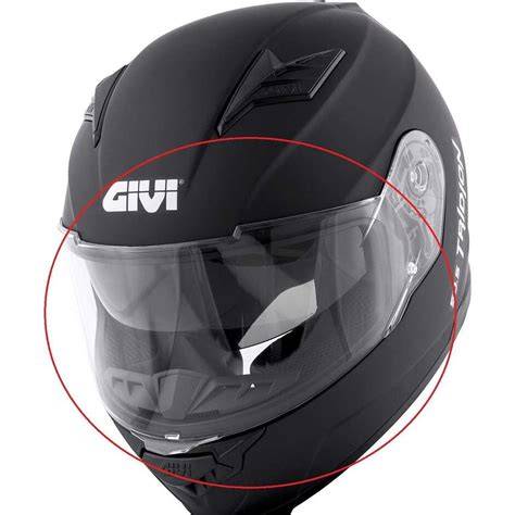 Visiera Givi e montage ergonomico