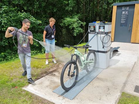 E-bike pronta per il lavaggio