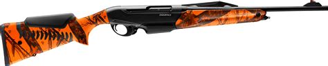 Dettaglio della finitura Camo Real Tree A P Blaze sull'astina della Benelli Argo Endurance Battue
