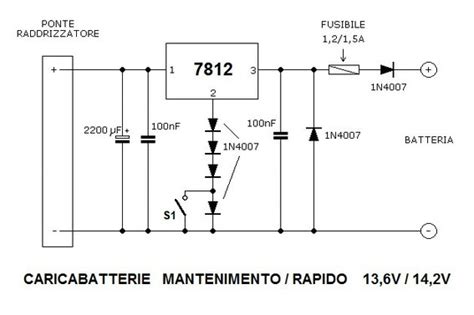 Schema di un sistema di ricarica di una motocicletta