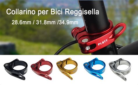 Bicicletta con collarino reggisella visibile