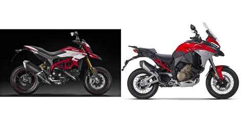 Schema comparativo Hypermotard 939 SP e Multistrada 1200