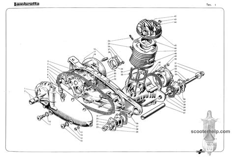 Schema motore Lambretta LI 150
