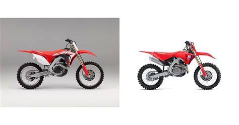 grafico confronto specifiche CRF450XR e CRF450R