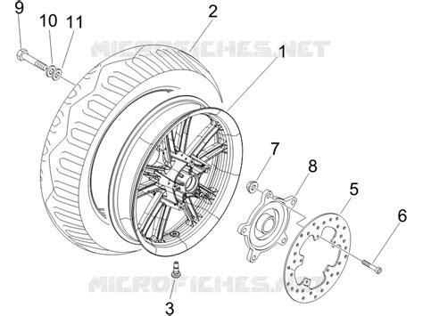 Ruota posteriore Piaggio Beverly 500