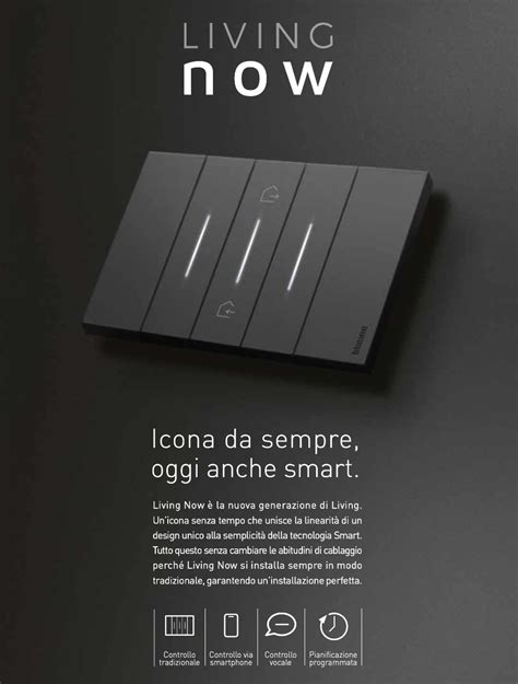 Esempio di installazione di un interruttore BTicino Living Now